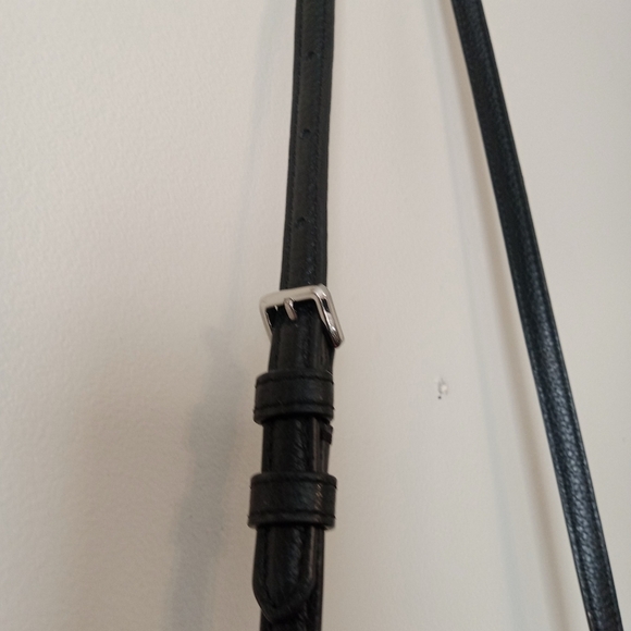 Kate Spade Black Leathet Glitter On Mini Camera Bag - Picture 9 of 16